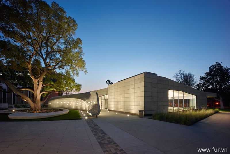 Concrete wall seating