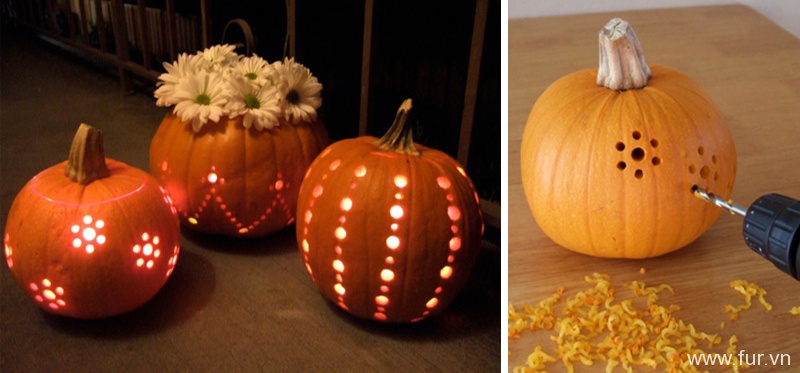 Pumpkin Carving With a Drill
