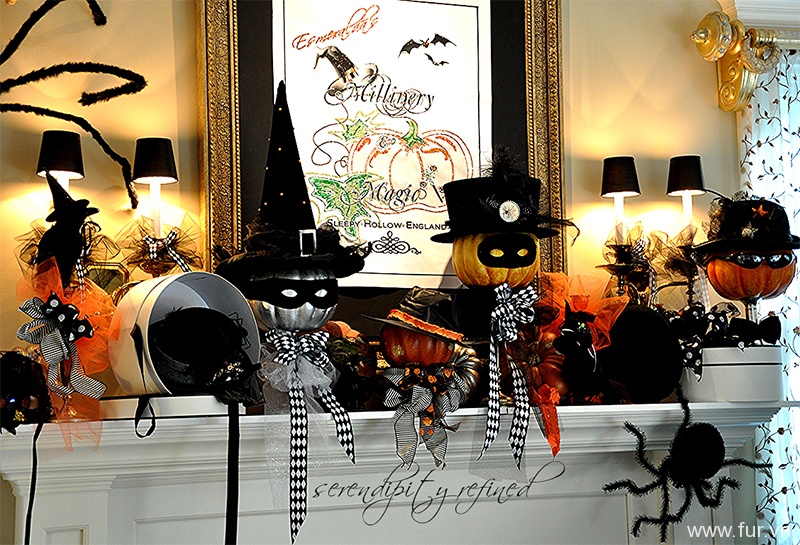 Halloween Mantel - Do you believe in Magic