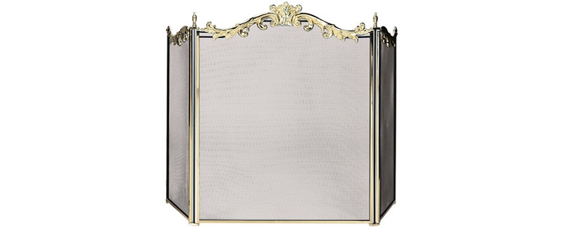 old fireplace screen