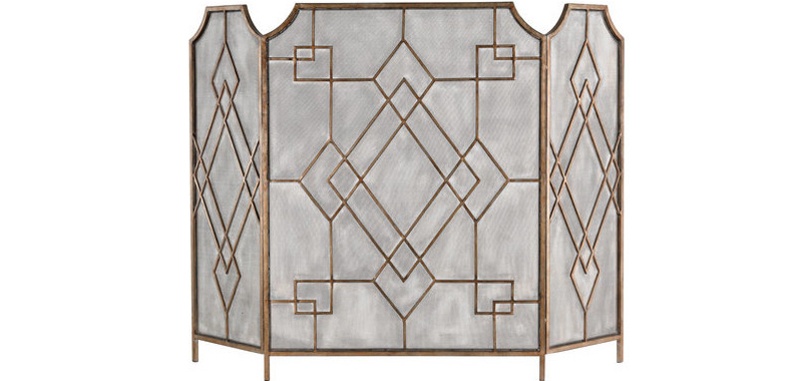 Iron Work Fire Screen