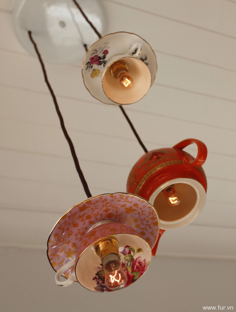 Teacup Pendant Light