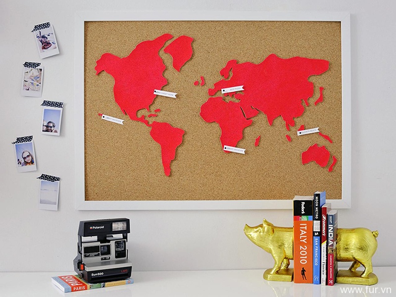 DIY Cork World Map