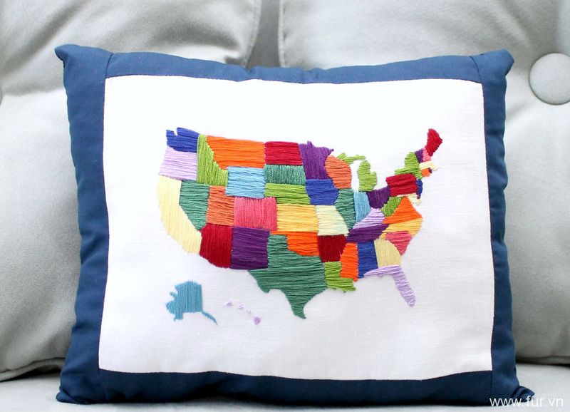 Embroidered United States of America