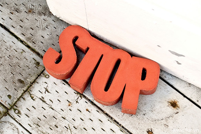 DIY Concrete Door Stop
