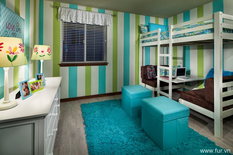 Vista Ridge Model Homes Girls Room