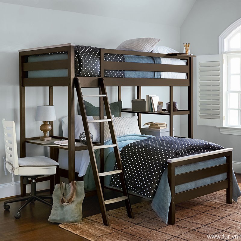 Levi Loft Twin Bunk Bed