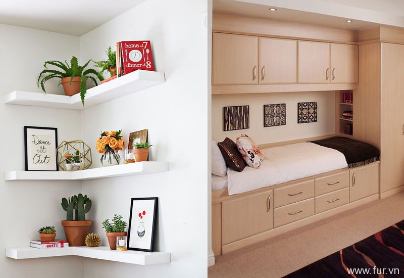 23 sq. meter studio interior design