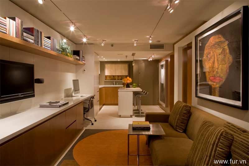 Living Space, Kitchen & Entry