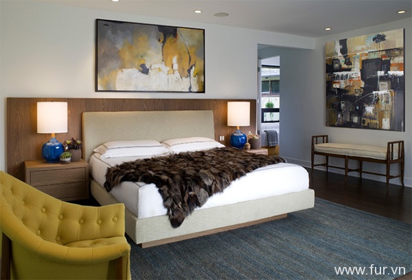 Zen Villa Grey Bedroom modern