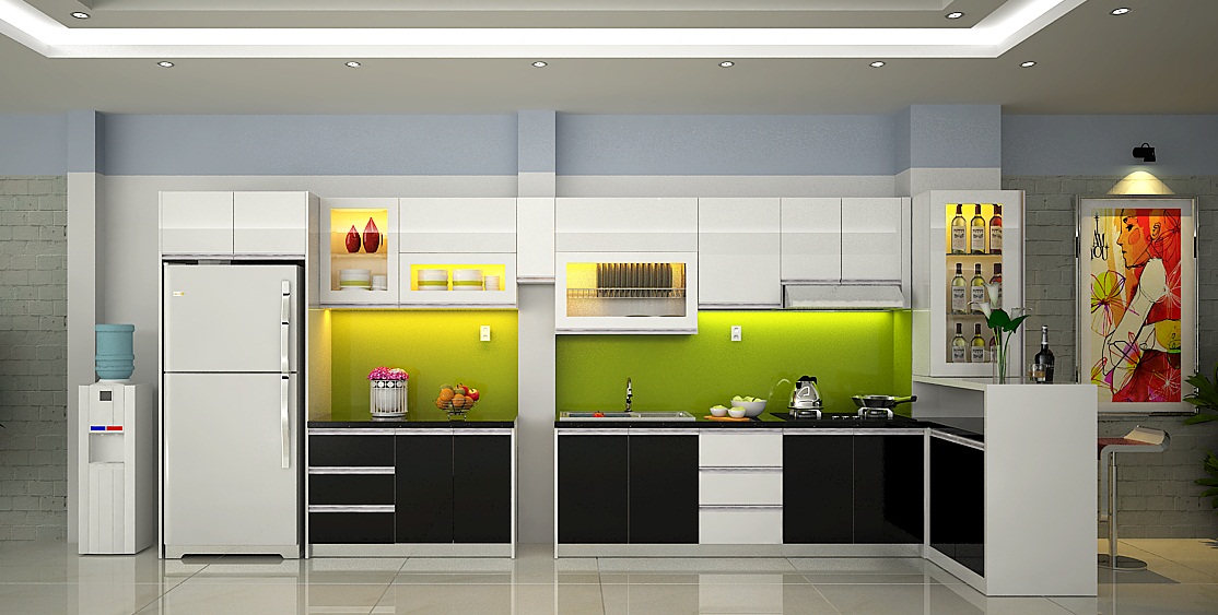 Bảng báo giá tủ bếp Laminate cao cấp đẹp giá rẻ tại TPHCM (1)